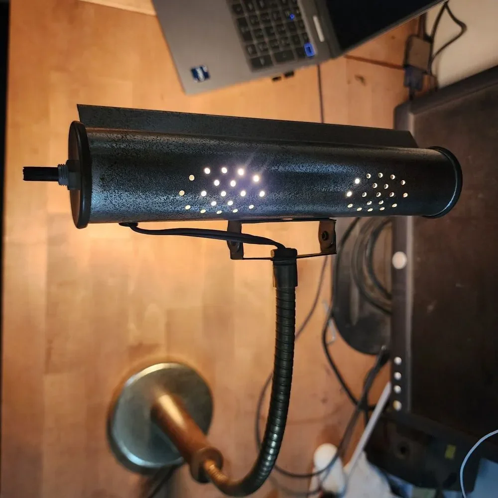 Vintage‎ Irmischer Century Modern Bankers Desk Piano Study Task Lamp W/Bulb